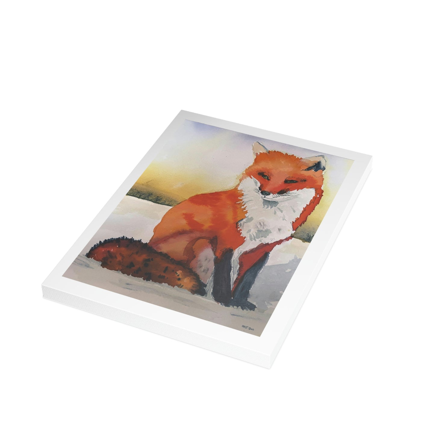 ME YOLO Winter Series Red Fox Greeting Card Bundles (envelopes included)