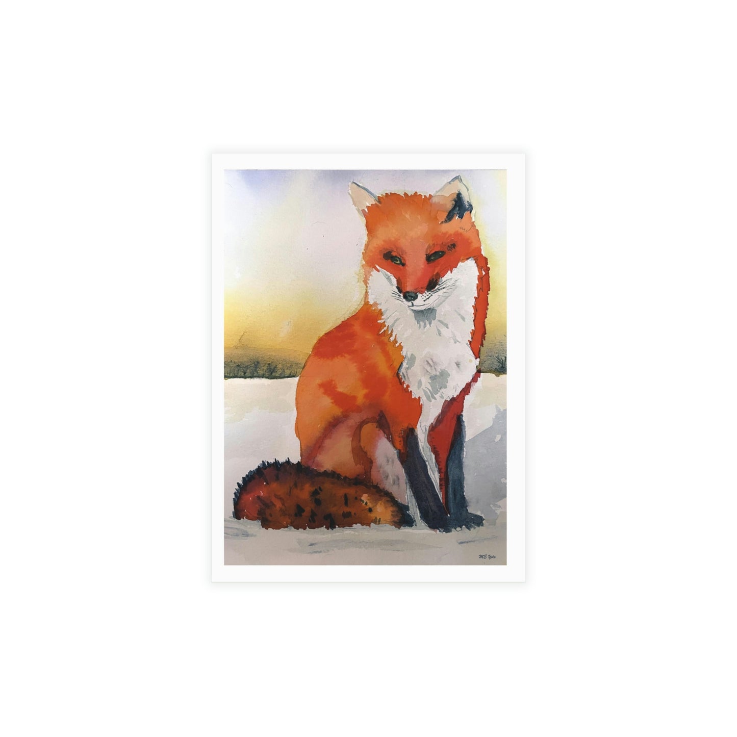 ME YOLO Winter Series Red Fox Greeting Card Bundles (envelopes included)