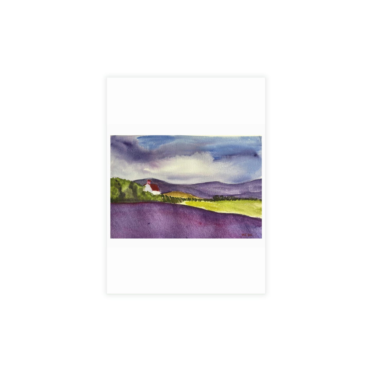 ME YOLO Watercolor Vermont landscape Series Greeting Card Bundles (envelopes included)