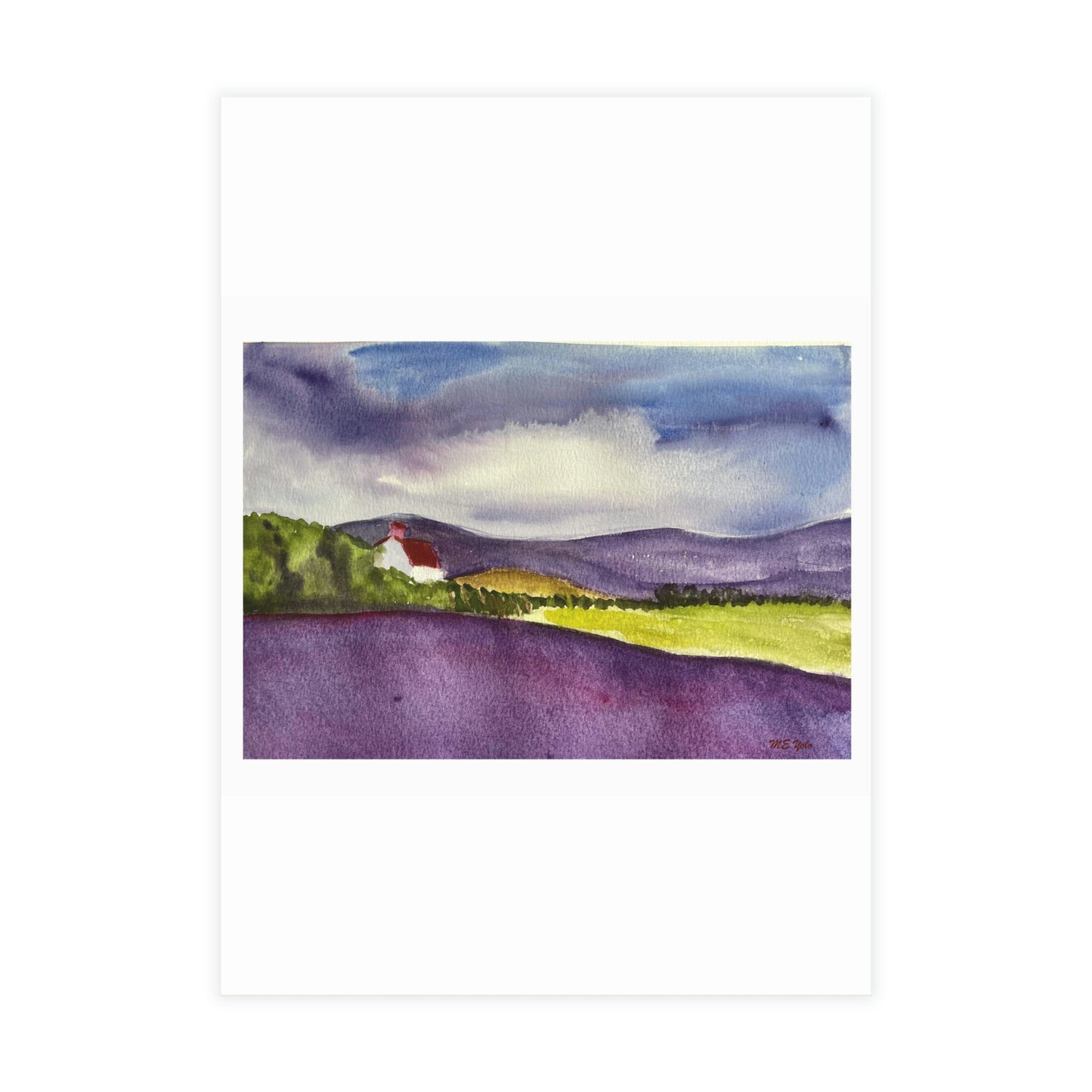 ME YOLO Watercolor Vermont landscape Series Greeting Card Bundles (envelopes included)