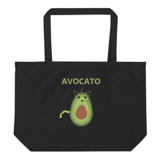 Avocato Large organic tote bag