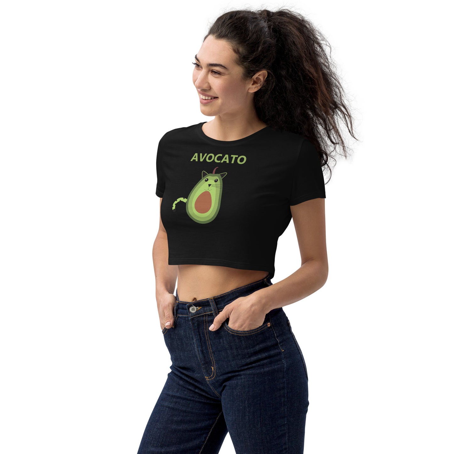 Avocato Organic Crop Top