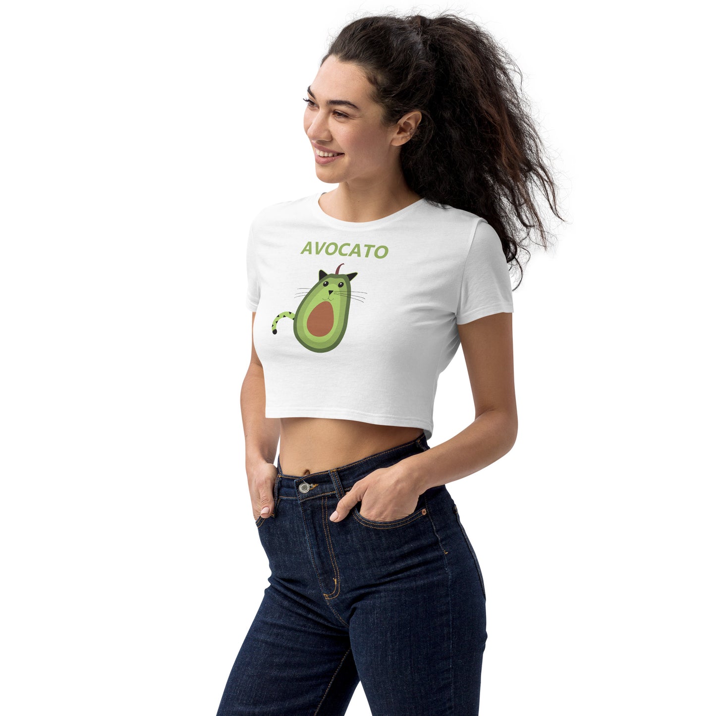 Avocato Organic Crop Top