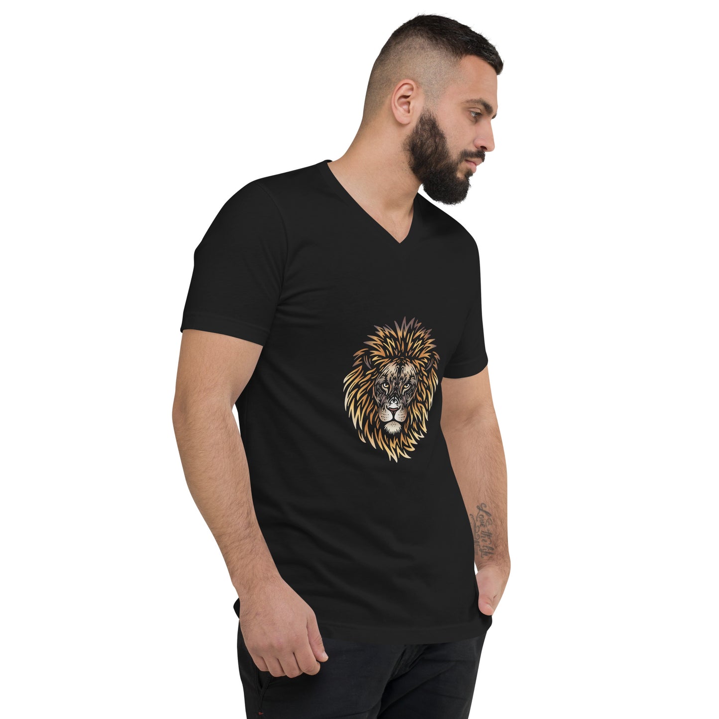 Unisex Short Sleeve V-Neck T-Shirt