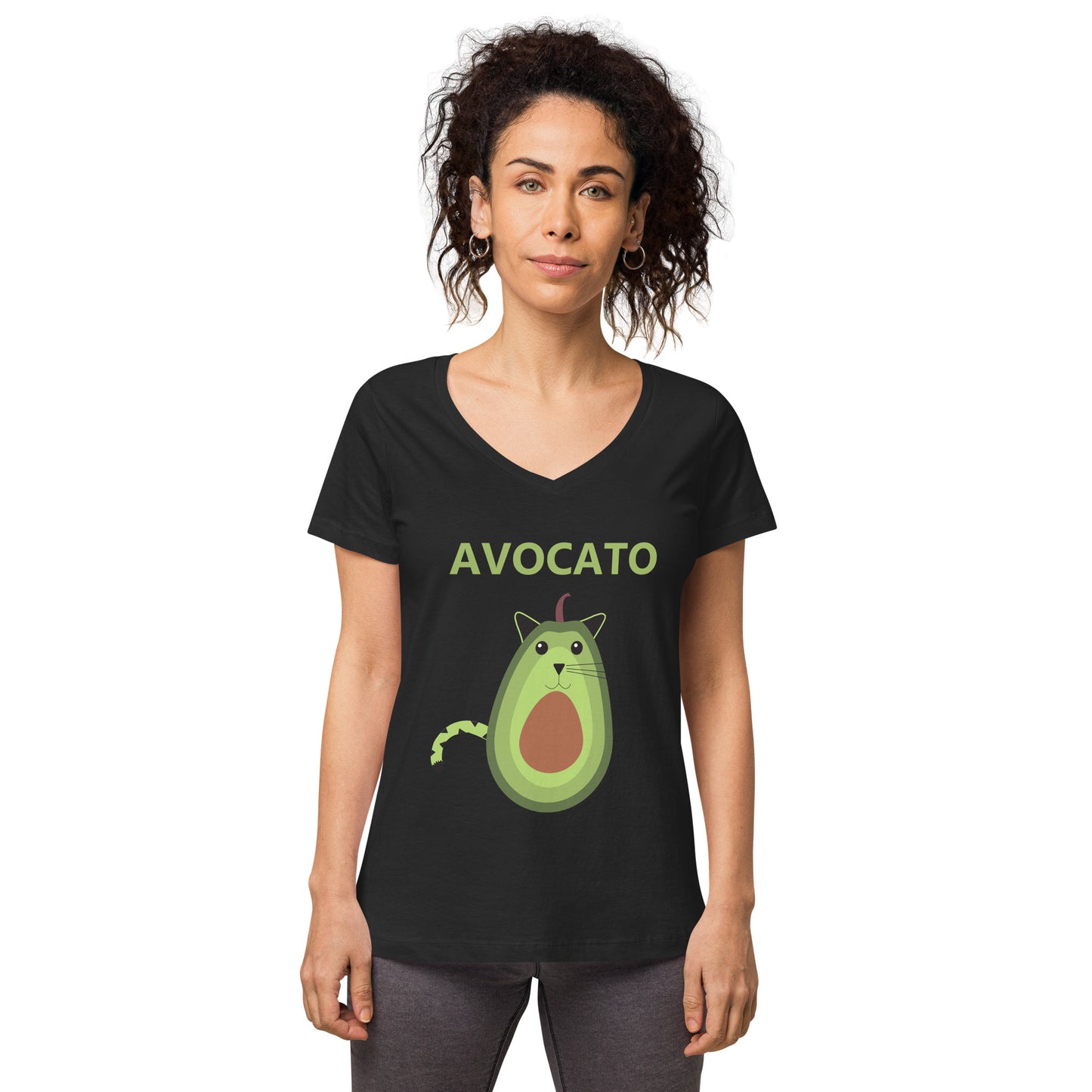 Avocato Women’s fitted v-neck t-shirt